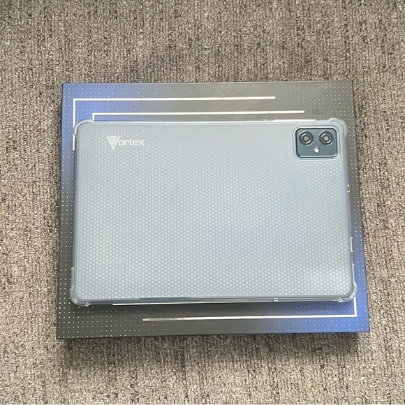 BRAND NEW Vortex Tablets. Case, Screen Protector, Charger an Headphones Included